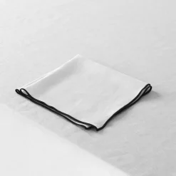 Nappe Carrée Carlina Blanc Et Gris - Madura