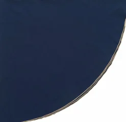 Nappe en coton bleue marine Wilhemina - Broste Copenhagen