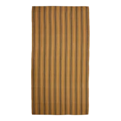 Nappe rayée Vida ambre/gris (160X300Cm) - HKLIVING