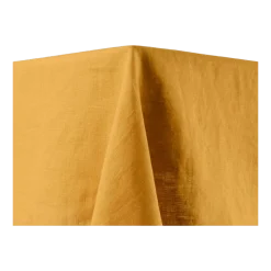 Nappe Rectangulaire Carlina Jaune Ocre Et Bourdon Noir - Madura