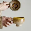 Oculus Cup Brown Stoneware - Bloomingville