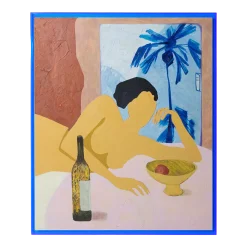 Oeuvre d'art encadrée 'Catch My Drift' 107 x 127Cm - HKliving