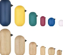 Oiseau en bois 13,5 cm Little Bird Oak - Normann Copenhagen