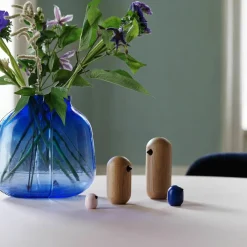 Oiseau en bois 13,5 cm Little Bird Oak - Normann Copenhagen