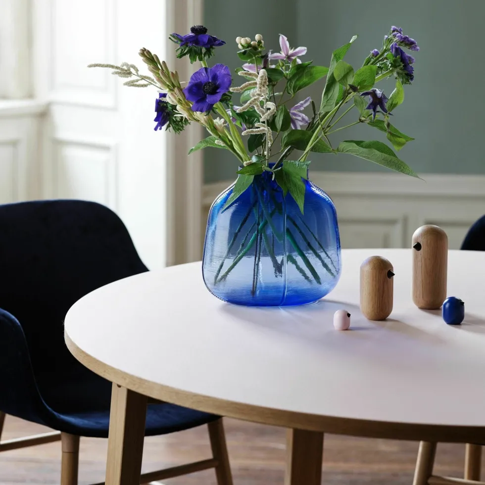 Oiseau en bois 13,5 cm Little Bird Oak - Normann Copenhagen