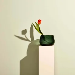 Opti Vase Medium - Nude Glass