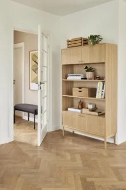 Organisateur de bureau en chêne - Hübsch
