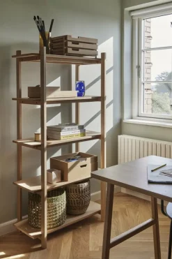 Organisateur de bureau en chêne - Hübsch