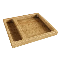 Organisateur de bureau en chêne 19x21,5cm Lima - Metallbude