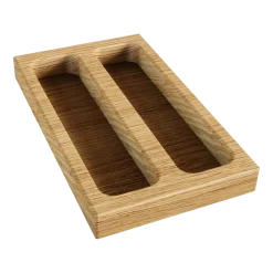 Organisateur de bureau en chêne 19x11,5cm Lima - Metallbude