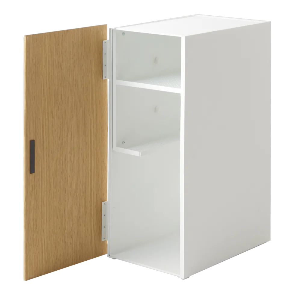Organisateur de console de jeux en acier blanc 36,5x24,7x60,3cm - Yamazaki