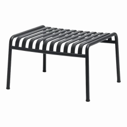 Ottoman de jardin en métal anthracite Palissade - HAY