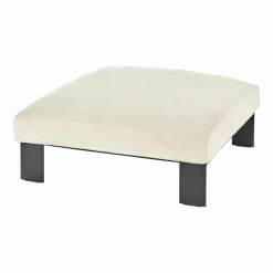 Ottoman d'extérieur beige en aluminium - Serax