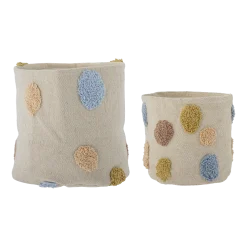 Panier Clennie Nature Coton - Bloomingville Mini