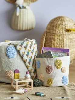 Panier Clennie Nature Coton - Bloomingville Mini