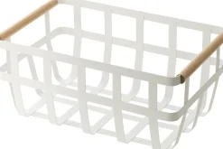 Panier de rangement blanc 2 poignées Tosca - Yamazaki