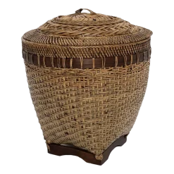 Panier de rangement Colonial - Brun naturel - M - Bazar Bizar