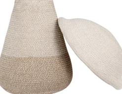 Panier de rangement en coton beige 33 x 38 cm Mushroom - Lorena Canals