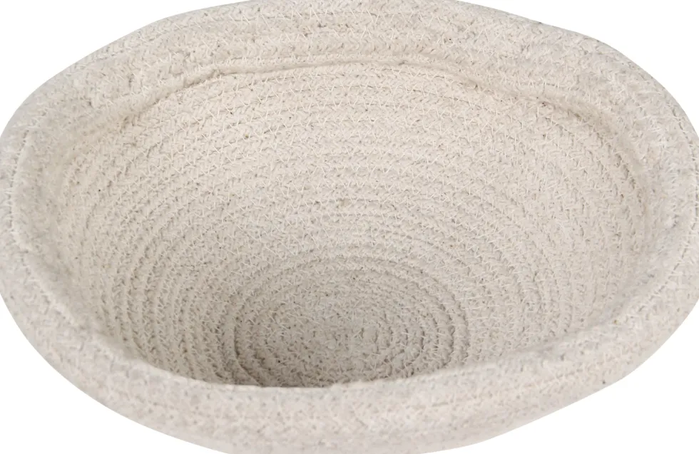Panier de rangement en coton beige 23 x 27 cm Mushroom - Lorena Canals