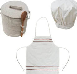 Panier de rangement en coton 21 cm Little chef - Lorena Canals