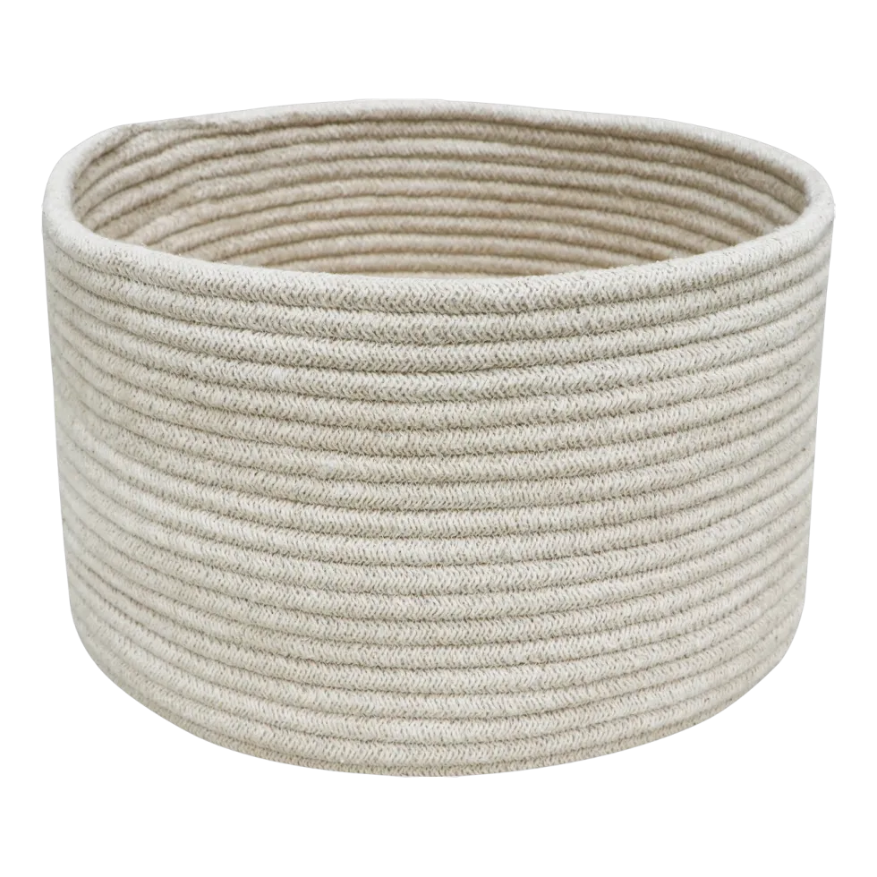 Panier en coton beige 35 x 20 cm Gram - Lorena Canals