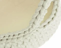 Panier à langer en crochet beige et matelas Moses - Happy Moses