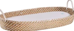 Panier à langer en joncs de mer 78x43cm - Happy Moses