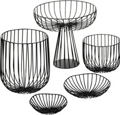 Panier noir en fer Catu - Serax