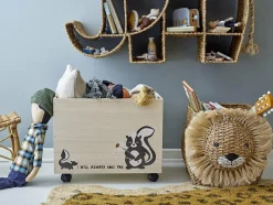 Panier pour enfant en fibres naturelles lion Harrison - Bloomingville Mini