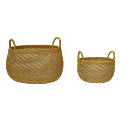 2 Paniers en abaca Solar - Hübsch