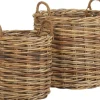 2 Paniers en rotin Maxi-Weave - KOK