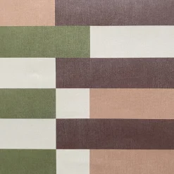 Papier peint intissé terracotta et vert 192x270 cm Bauhaus - Edito