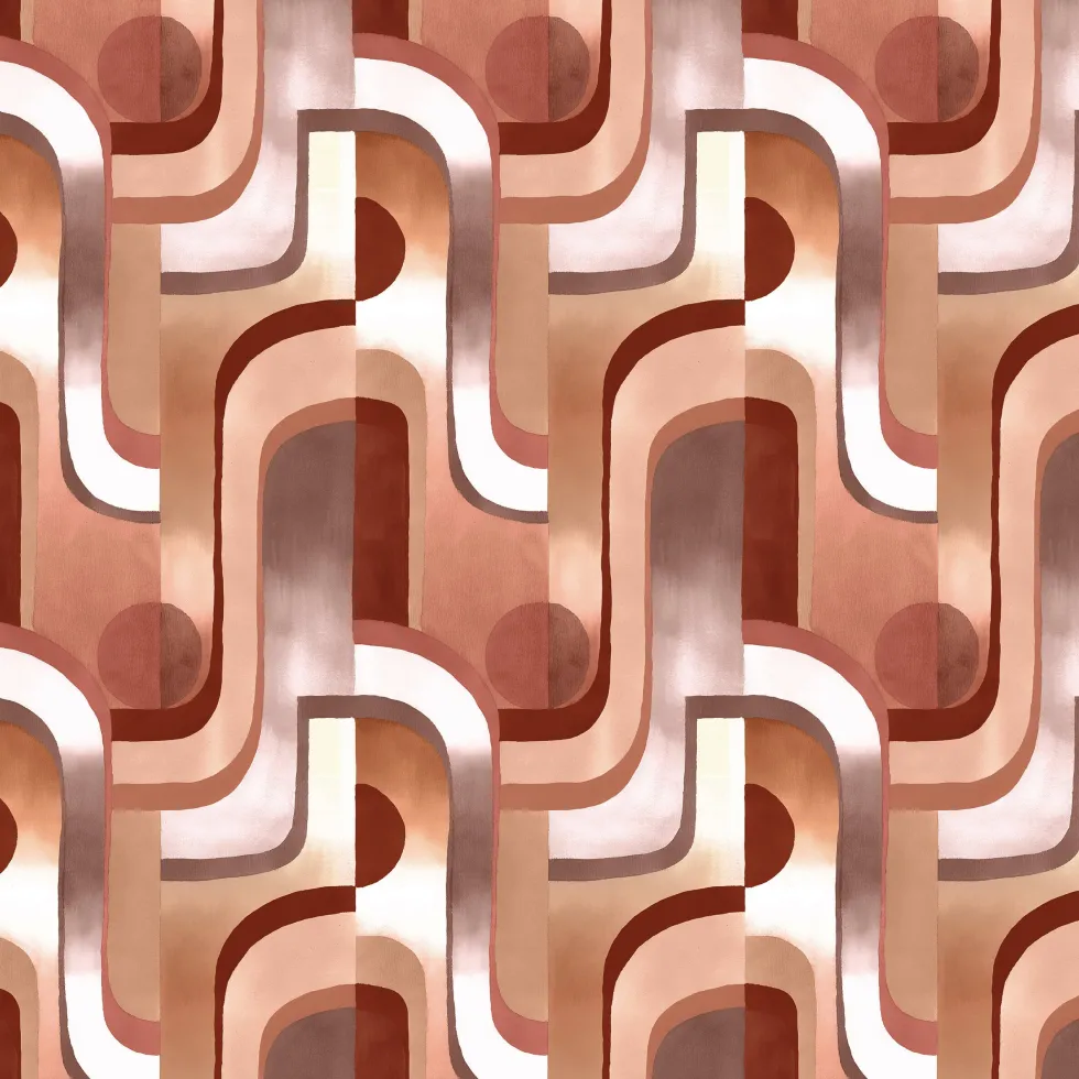 Papier peint intissé terracotta 192 x 270 cm Arpége - Edito