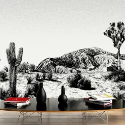 Papier peint noir et blanc Arizona - Edito