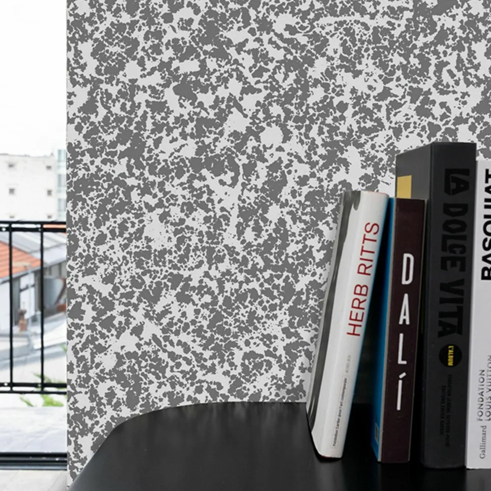 Papier peint noir et blanc Beaux Arts Raccordable - Edito