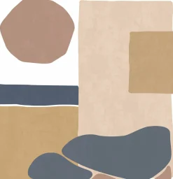 Papier peint terracotta Pensées Abstraites - Edito