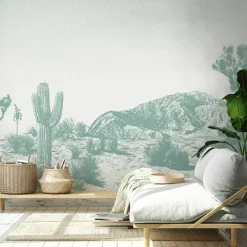 Papier peint vert Arizona - Edito