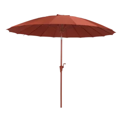 Parasol en polyester rouge Sunshine Sunbrella - Zuiver