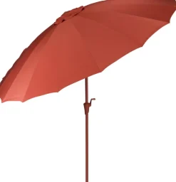 Parasol en polyester rouge Sunshine Sunbrella - Zuiver