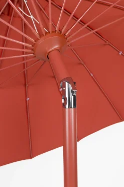 Parasol en polyester rouge Sunshine Sunbrella - Zuiver