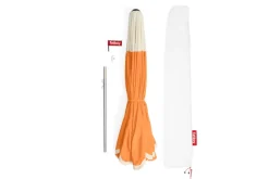 Parasol oversize rétro en polyester orange Pensol - Fatboy