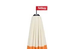 Parasol oversize rétro en polyester orange Pensol - Fatboy