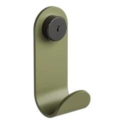 Patère en acier thermolaqué kaki 15x5cm JO - TIPTOE