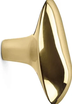 Patère en laiton doré Chanterelle - Ferm Living
