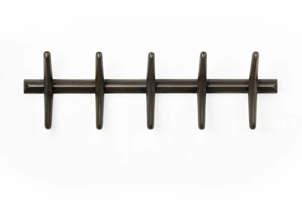 Patère murale en acajou brun foncé PI - Ethnicraft Accessories