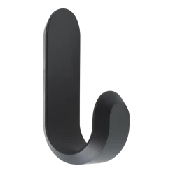 2 patères en aluminium noir Curve Matt noir - Normann Copenhagen