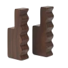 2 patères en frêne foncé Unda - Ferm living