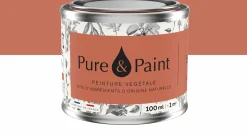 Peinture végétale velouté Bellecour 100ML - Pure & Paint