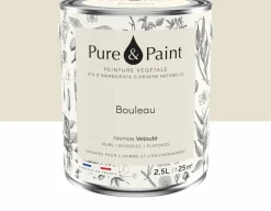 Peinture végétale velouté Bouleau 2,5L - Pure & Paint