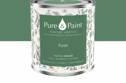 Peinture végétale velouté Forêt 0,5L - Pure & Paint
